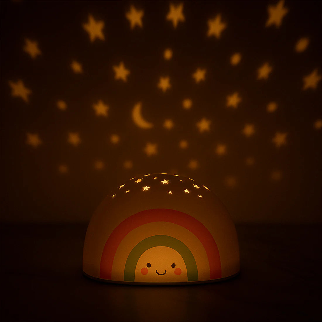 Rainbow Star Projector Night Lamp | Kids Bedroom LED Projection Light