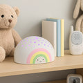 Rainbow Star Projector Night Lamp | Kids Bedroom LED Projection Light