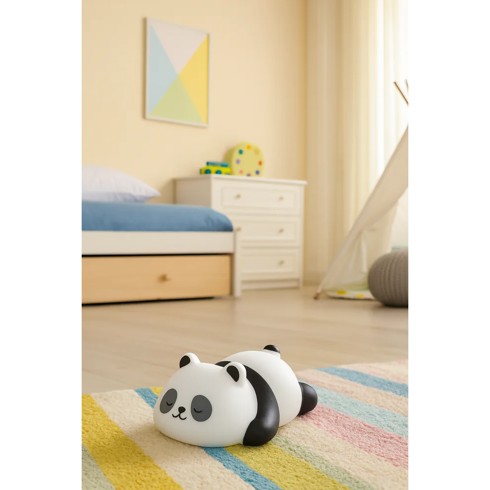 🐼 Cute Panda Silicone Night Lamp – Soft LED Kids Bedside Light