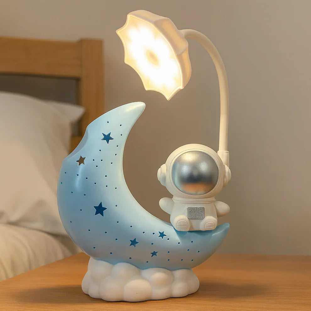 Astronaut Moon LED Night Lamp