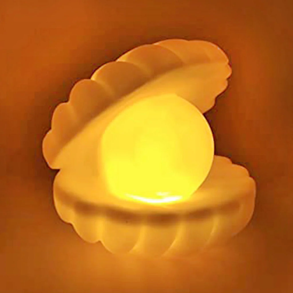 Pearl Shell LED Night Lamp | Cute Oyster Pearl Light for Bedroom & Kids Room Decor