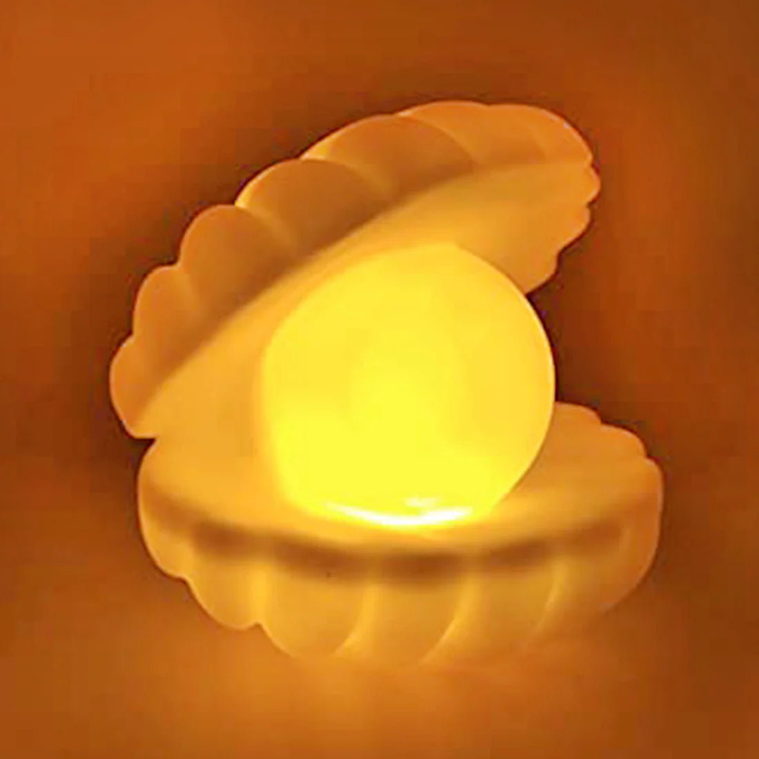Pearl Shell LED Night Lamp | Cute Oyster Pearl Light for Bedroom & Kids Room Decor