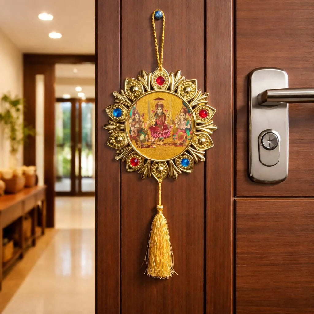 Mahalaxmi Ji Decorative Hanging | Spiritual Wall & Door Decor for Home
