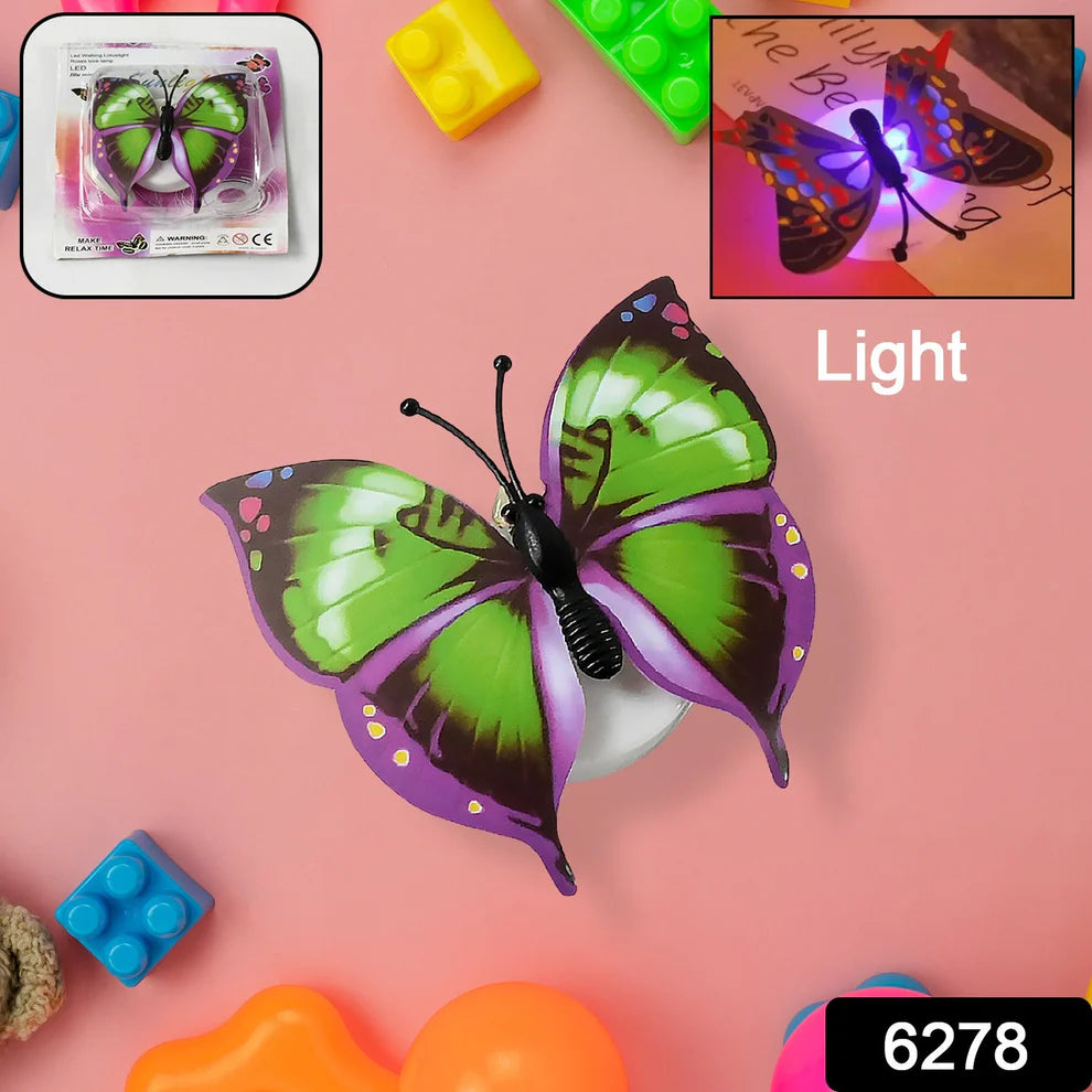 3D Butterfly LED Wall Night Light | Colorful Decorative Lamp for Kids Room & Home Decor