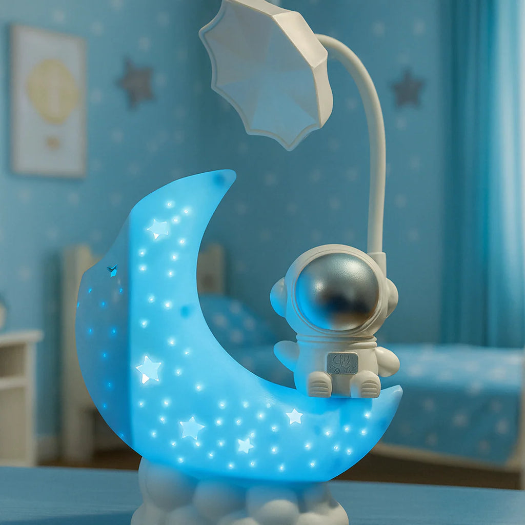 Astronaut Moon LED Night Lamp